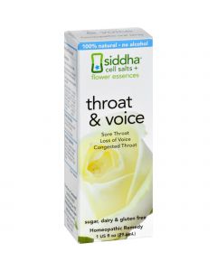 Siddha Flower Essences Throat and Voice - 1 fl oz