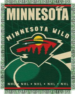 The Northwest Company Minn. Wild 48"x 60" Triple Woven Jacquard Throw (NHL) - Minn. Wild 48"x 60" Triple Woven Jacquard Throw (NHL)