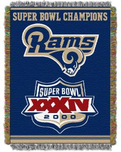 The Northwest Company Rams  "Commemorative" 48x60 Tapestry Throw