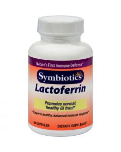 Symbiotics Lactoferrin 100% - 60 Capsules