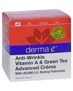 Derma E Retinol Vitamin A and Green Tea Wrinkle Treatment Creme - 2 oz
