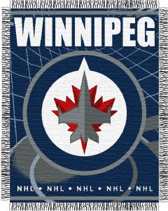 The Northwest Company Winnipeg Jets 48"x 60" Triple Woven Jacquard Throw (NHL) - Winnipeg Jets 48"x 60" Triple Woven Jacquard Throw (NHL)