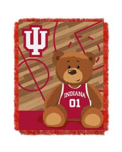 The Northwest Company Indiana  College Baby 36x46 Triple Woven Jacquard Throw - Fullback Series