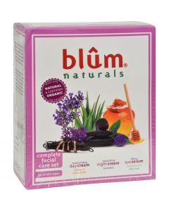 Blum Naturals Complete Facial Care Set - 3 piece Set