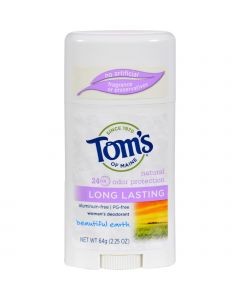 Tom's of Maine Natural Women's Deodorant - Beautiful Earth - Case of 6 - 2.25 oz