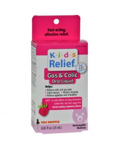 Homeolab USA Kids 0-9 Colic Liquid Raspberry - 0.25 fl oz