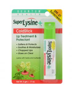 Quantum Research Quantum Super Lysine and Cold Stick Tube Lip Protector and Cold Sore Treatment - 0.18 oz