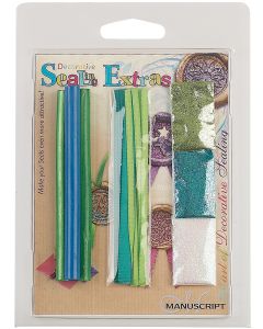 Manuscript Pen Sealing Gun Decorative Extras-Blue & Green
