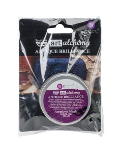 Prima Marketing NEW! Finnabair Art Alchemy Antique Brilliance Wax .68 Fluid Ounce-Amethyst Magic