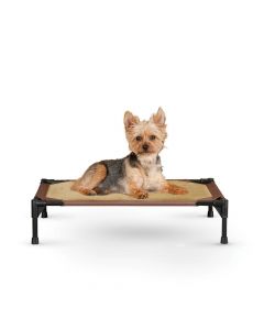 Comfy Pet Cot - K&H Pet Products Pet Cot Small Chocolate 17" x 22" x 7"