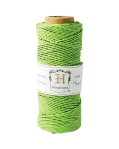 Hemptique Hemp Cord Spool 20lb 205'-Lime Green