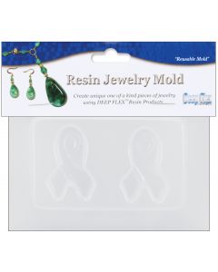 Yaley Resin Jewelry Mold 3.5"X4.5"-Ribbons - 2 Cavity