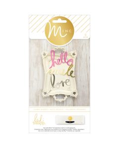 American Crafts Minc Die-Cut Jumbo Words 6/Pkg-