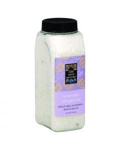 One With Nature Bath Salts - Dead Sea Mineral - Lavender Tangerine - 32 oz