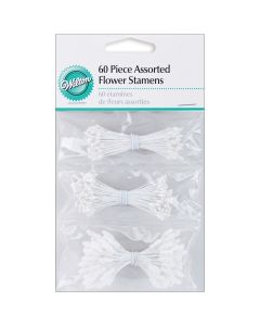 Wilton Flower Stamens 2.25" 60/Pkg-Satin, Glittery & Realistic
