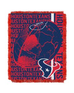The Northwest Company Texans  48x60 Triple Woven Jacquard Throw - Double Play Series