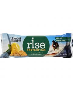 Rise Bar Rise Protein Plus Bar - Lemon Cashew - 2.1 oz - Case of 12
