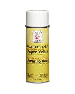 Design Master Colortool Spray Paint 12oz-Aspen Yellow