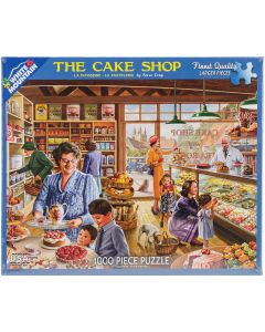White Mountain Puzzles Jigsaw Puzzle 1000 Pieces 24"X30"-Cake Shop