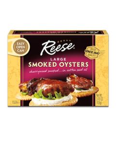 Reese Oysters - Smoked - Large - 3.7 oz - Case of 10