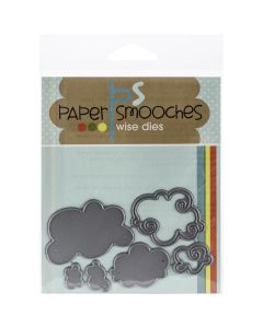 Paper Smooches Die-Clouds