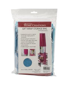 Innovative Home Creations Gift Wrap Storage Bag-12"X59" Teal