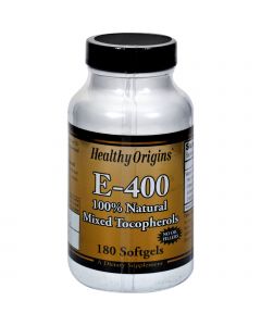 Healthy Origins E-400 - 400 IU - 180 Softgels