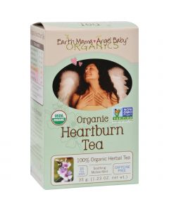 Earth Mama Angel Baby Organic Heartburn Tea - 16 Tea Bags