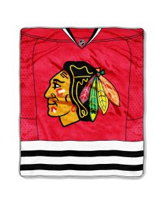 The Northwest Company Blackhawks  50x60 Super Plush Throw - Jersey Series