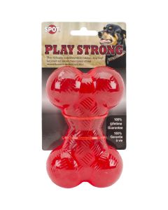 Ethical Pets Play Strong Medium Bone 5.5"-Red