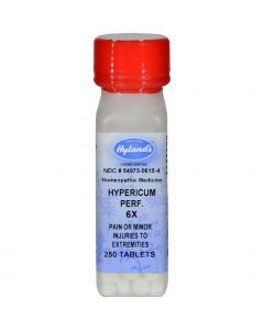 Hyland's Hylands Homeopathic Hypericum Perf 6X - 250 Tablets