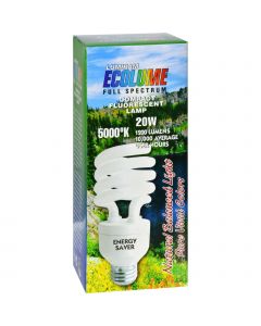 Ecolume Spiral Compact Fluorescent Lamp 20 Watt - 1 Light Bulb