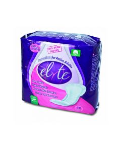 Elyte Light Cotton Incontinence Pads - Super - 8 in x 17 in - 30 Pack