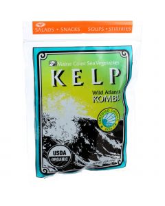 Maine Coast Organic Sea Vegetables - Kelp - Wild Atlantic Kombu - Whole Leaf - 2 oz (Pack of 3) - Maine Coast Organic Sea Vegetables - Kelp - Wild Atlantic Kombu - Whole Leaf - 2 oz (Pack of 3)