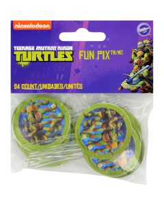 Wilton Fun Pix-Teenage Mutant Ninja Turtles 24/Pkg