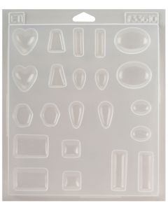ENVIRONMENTAL Castin'Craft Jewelry Plastic Mold 7.25"X8.25"X.5"-Jewels - 11 Cavity