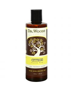 Dr. Woods Naturals Castile Liquid Soap - Citrus - 8 fl oz