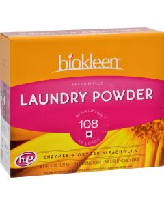 Biokleen Laundry Powder Premium Plus Stain Lifting Enzyme Formula - 5 lbs