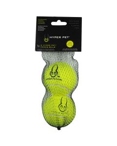 Hyper Pet Squeaks Tennis Balls Two Pack Green