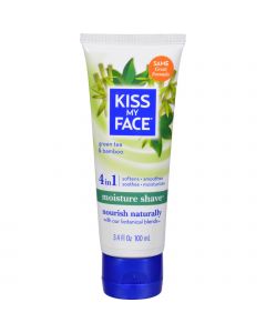 Kiss My Face Moisture Shave Green Tea and Bamboo - 3.4 fl oz