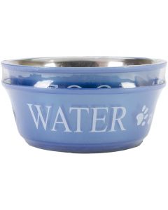 Buddy's Line Food & Water Set Medium 1qt-Blue