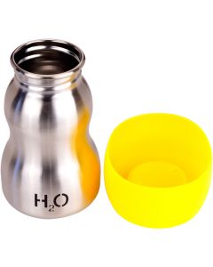 H2O4K9 Stainless Steel K9 Water Bottle 9.5oz-Liquid Sunshine