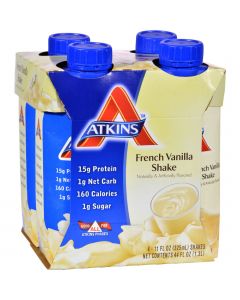 Atkins Advantage RTD Shake French Vanilla - 11 fl oz Each / Pack of 4