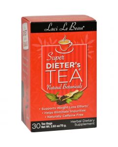 Laci Le Beau Super Dieter's Tea All Natural Botanicals - 30 Tea Bags