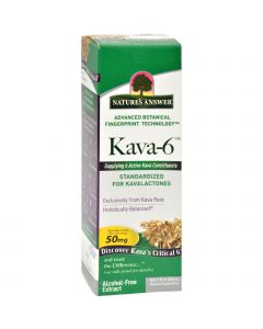 Nature's Answer Kava 6 Extract - Alcohol Free - 1 oz