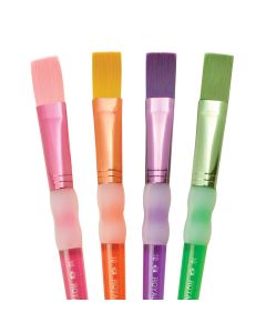 Royal Brush Big Kids Choice Chubby Arts & Crafts Brush Set-Flat 4/Pkg