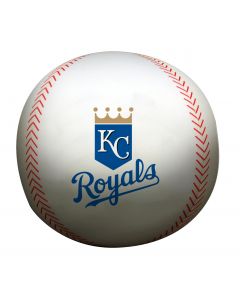 The Northwest Company Royals 12" Diameter Beaded Spandex Baseball Pillow (MLB) - Royals 12" Diameter Beaded Spandex Baseball Pillow (MLB)