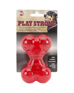 Ethical Pets Play Strong Small Bone 4.5"-Red