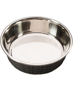 Ethical Pets Soho Basket Weave Dish 30oz-Black