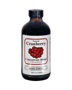 Natural Sources Cranberry Concentrate - 8 oz (Pack of 3) - Natural Sources Cranberry Concentrate - 8 oz (Pack of 3)